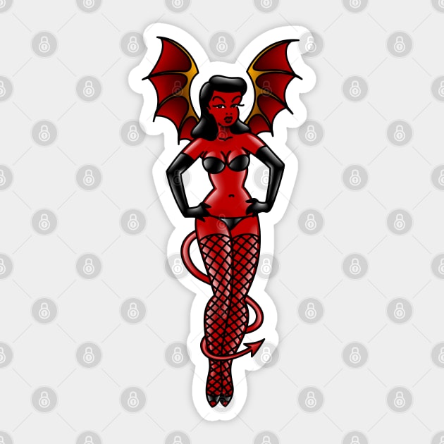 Demon Girl Sticker by OldSalt